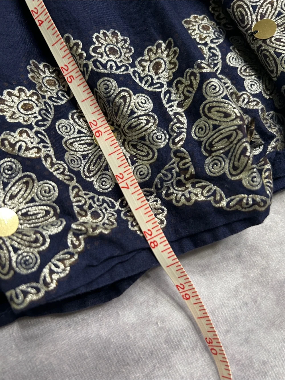Justice Boho Style Navy Floral Print Maxi Skirt - Girls 12